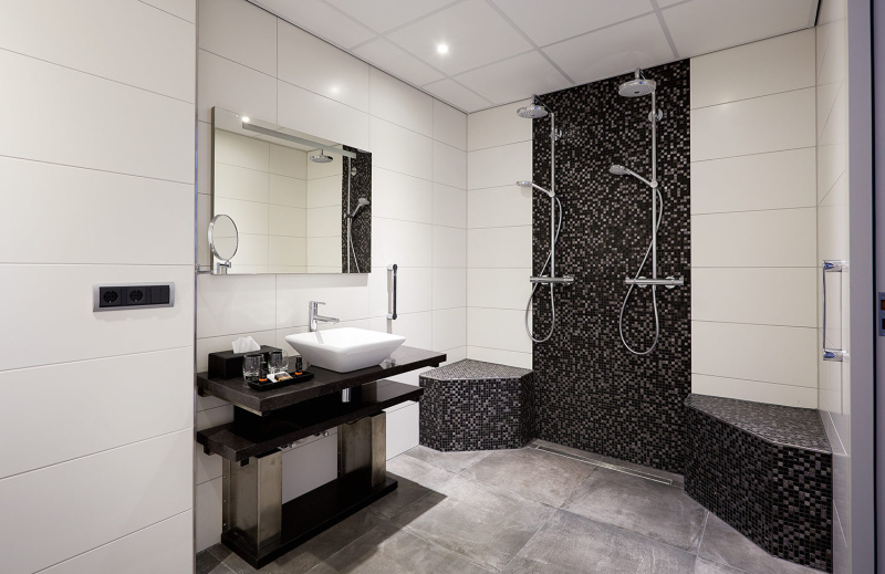Tweepersoons Deluxe kamer Rolstoelvriendelijk - Douche/toilet – afbeelding 5