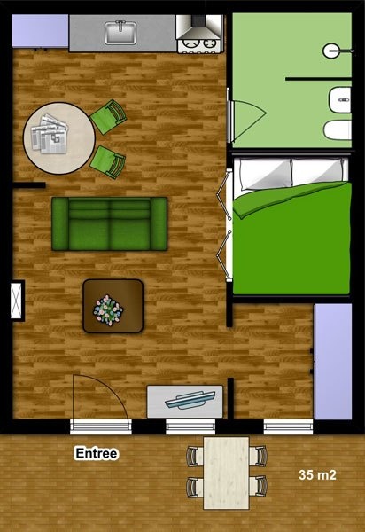 Appartement Groen – afbeelding 4
