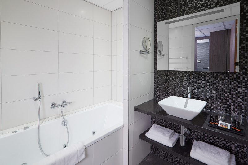 Tweepersoons kamer Deluxe Suite - Bad/douche/toilet – afbeelding 4