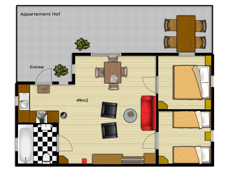 Appartement Hof – afbeelding 2