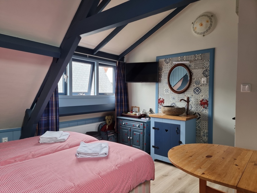 B&B 't Waalderhofje - Tweepersoons kamer met boxspringbedden